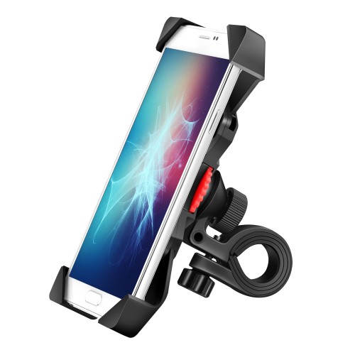 visnfa Upgraded Bike Phone Mount Anti Shake and Stable 360° Rotation Adjustable Universal Bike Accessories/Bike Phone Holder for Any Smartphones GPS Other Devices Between 3.5 and 7.0 inches 